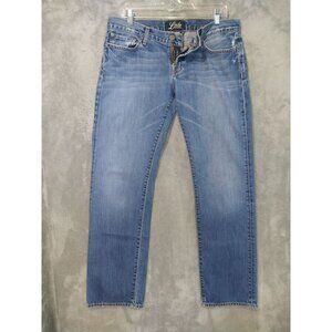 Lucky Brand Jeans Womens 8/29 Blue Denim Riley Straight Leg Low Rise Medium Wash